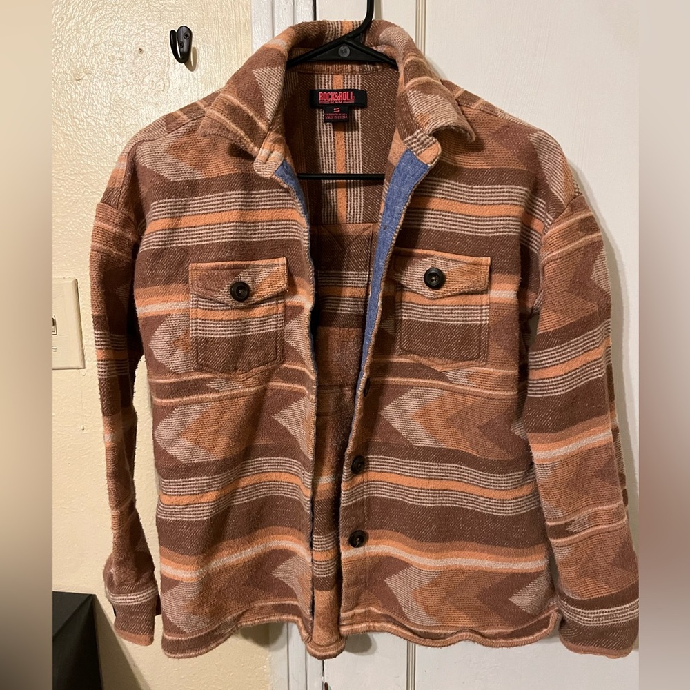 Rock & Roll Cowgirl Brown and Tan Jacket